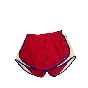 Nike Dri-Fit Athletic Running Shorts Women Large Hot Pink Lightweight Drawstring